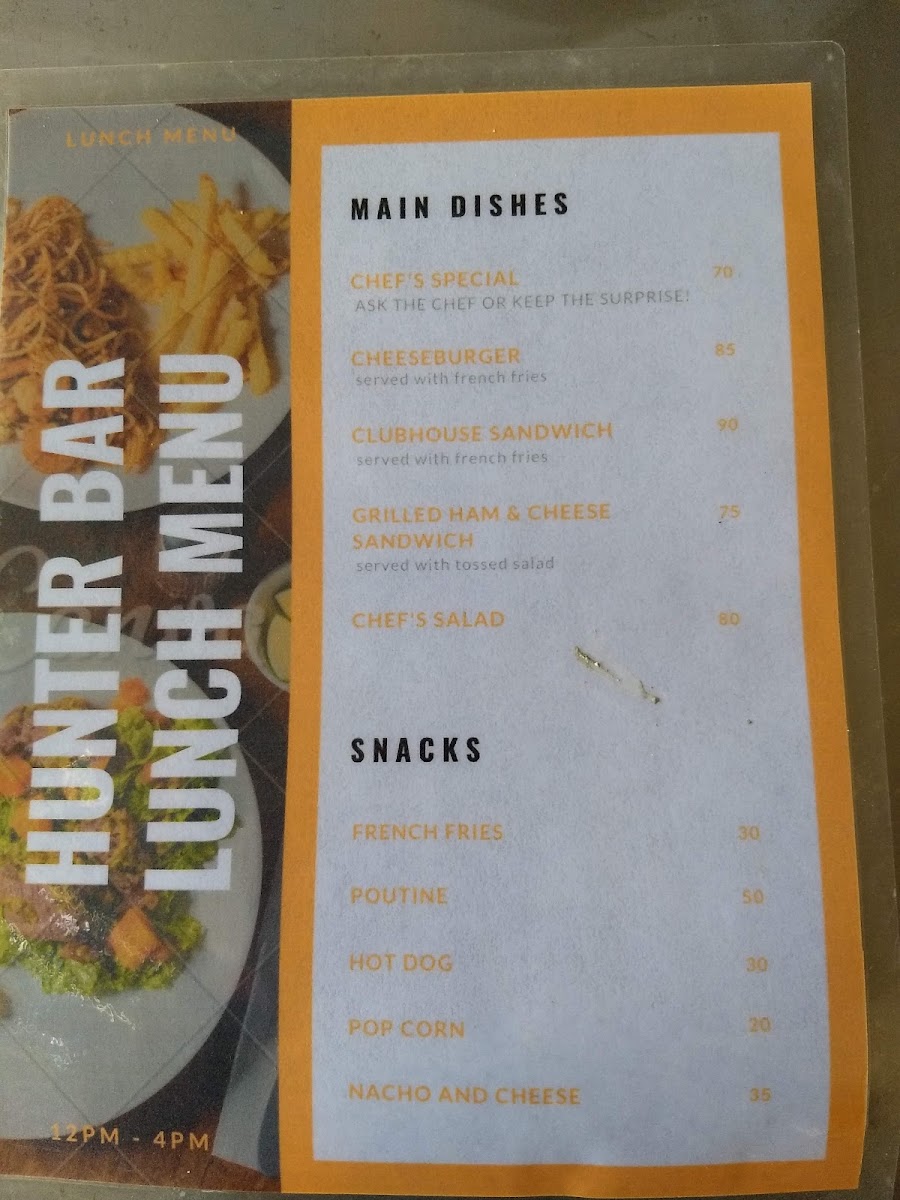 Hunter Bar Cancun Menu - Image 5